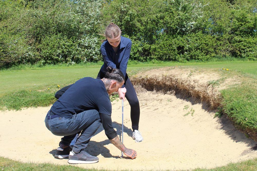 Bunker lesson in progress